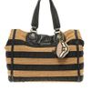 Juicy Couture Lurex Straw Tote Bag in Black - Lyst