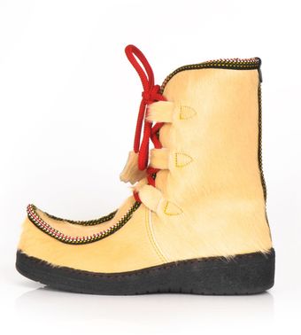 Penelope Chilvers Fur Impossible Boot : Winter White - Lyst