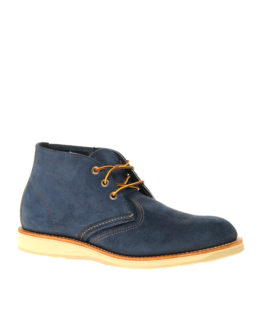 Red Wing Work Chukka Boots in Blue for Men Lyst