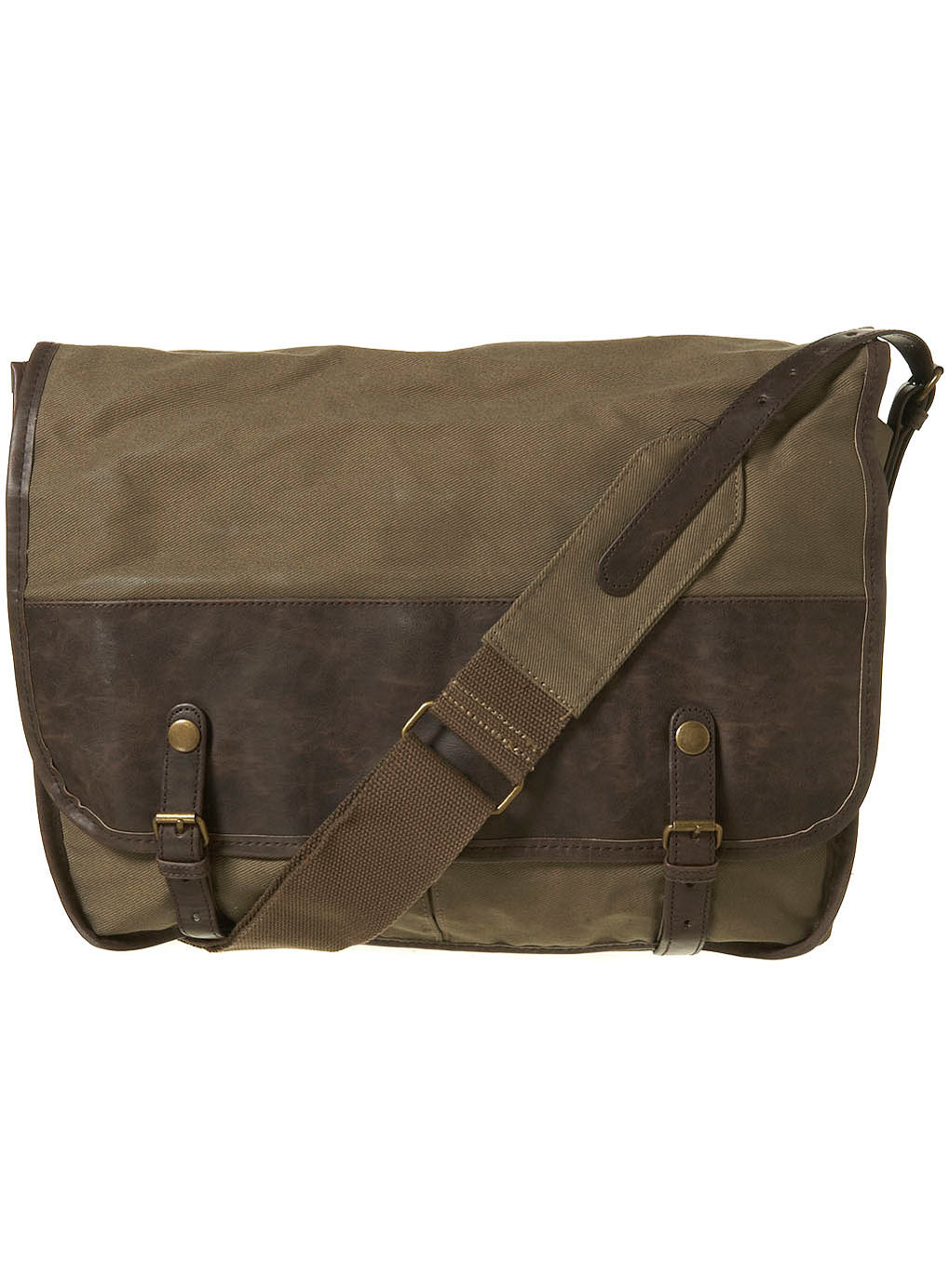 Topman Brown Canvas Satchel Bag in Brown for Men Lyst