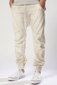 Topman Bleached Cuffed Arc Jeans - Lyst