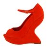 Alexander Mcqueen Wedges in Red - Lyst