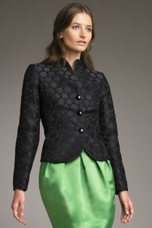 Armani Macro-dot Jacquard Jacket - Lyst