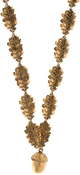 Aurelie Bidermann Autumn Necklace in Gold - Lyst