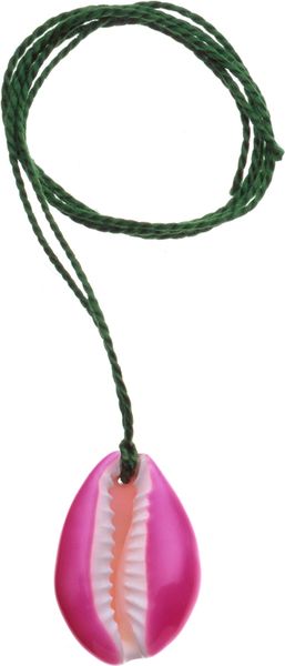 Aurelie Bidermann Mini Enameled Shell On Cotton Thread - Lyst
