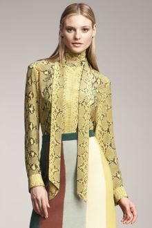 Chloé Silk Python-print Blouse - Lyst