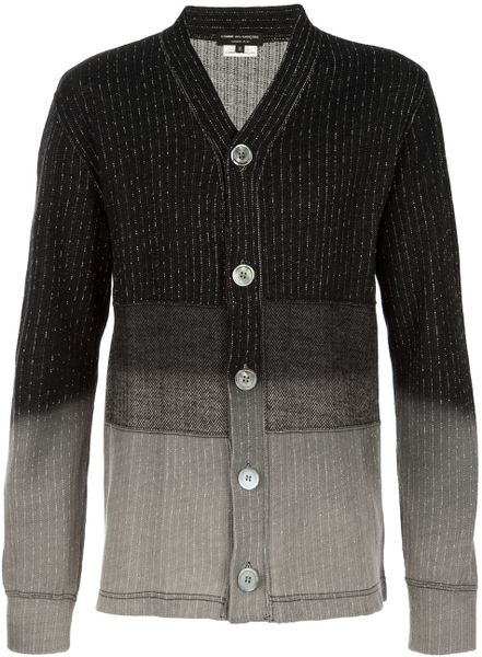 Comme Des Garçons Gradient Cardigan in Black for Men - Lyst