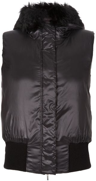 Fendi Hooded Gilet - Lyst