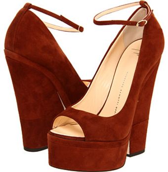 Giuseppe Zanotti Suede Ankle Strap Buckle - Lyst