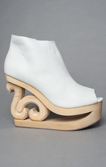 Jeffrey Campbell The Skate Shoe in White Leather - Lyst