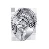 John Hardy Palu Macan Silver Lava in Silver (black) - Lyst