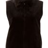 Liska Mink Fur Gilet in Brown - Lyst