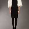 Liska Polar Fox Fur Bolero Jacket in White - Lyst