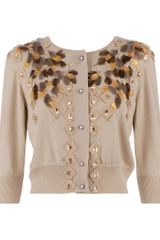 Oscar de la Renta Embellished Cardigan