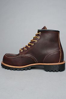 Beckham  Wing on Red Wing The Classic Moc Lug Boot In Briar Oil Slick Leather