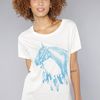 Rvca The Horse Tee in Beige (natural) - Lyst