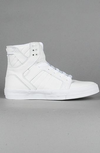 Supra The Skytop Sneakers in White Action - Lyst