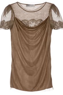 Valentino Lace T-shirt - Lyst