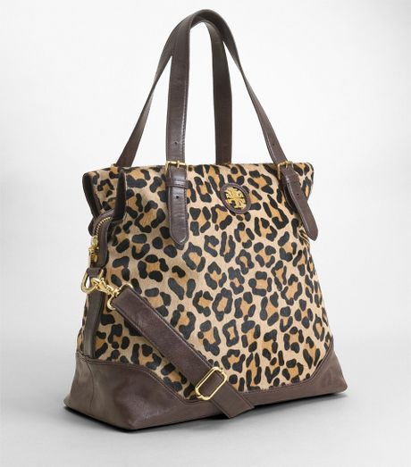 tory burch cheetah tote