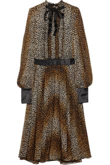 D&G Leopard-print Silk Dress - Lyst