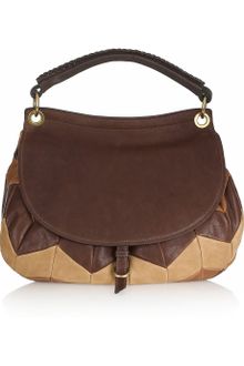 Miu Miu Patchwork Leather Shoulder Bag - Lyst