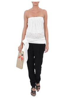 Patrizia Pepe Dropped Crotch Trousers - Lyst