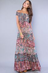 Free People The Floral Cascade Maxi
