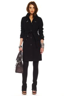 Michael Kors Belted Trench - Lyst