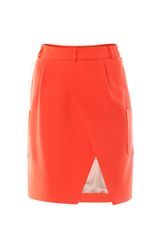 Preen Wool Crepe Knee-length Skirt