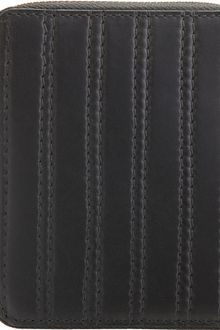 Comme Des Garçons Zip Around Embossed Stitch Wallet - Lyst