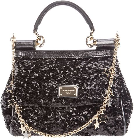 Dolce & Gabbana Mini Miss Sicily Handbag in Black - Lyst
