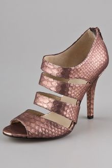 Kors By Michael Kors Rhonda Open Toe Heels - Lyst
