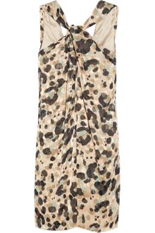 Moschino Cheap & Chic Printed Silk-blend Dress - Lyst