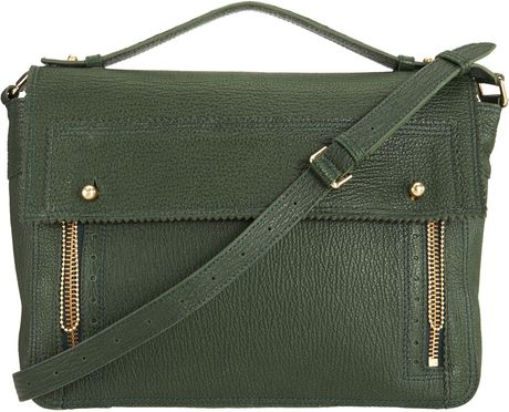3.1 Phillip Lim Pashli Messenger in Green (gold) - Lyst
