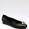 Alexander Mcqueen Skull Leather Ballet Flats in Black - Lyst