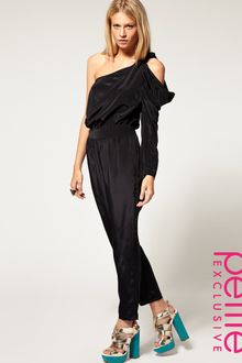 ASOS Collection Asos Petite Exclusive One Shoulder Jumpsuit - Lyst