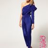 Asos Collection Asos Petite Exclusive One Shoulder Jumpsuit in Blue - Lyst