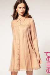 ASOS Collection Asos Petite Swing Dress in Lace Chiffon