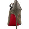 Christian Louboutin Glittered Keyhole Mary Jane in Gold - Lyst