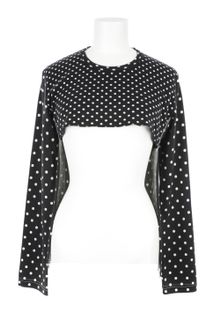 Comme Des Garçons Cotton Polka Dot Asymmetric Tee-shirt - Lyst
