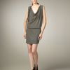 Graham & Spencer Draped Minidress in Gray (charcoal) - Lyst