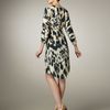 Graham & Spencer Printed Fauxwrap Dress in Multicolor (multi) - Lyst