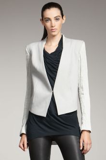 Helmut Lang Bi-fabric Tuxedo Blazer - Lyst