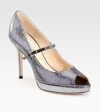 Mary Jane Glitter Pumps 