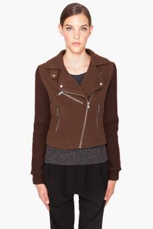 Maison Martin Margiela Wool Moto Jacket - Lyst