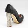 Miu Miu Glitter Pumps in Black - Lyst