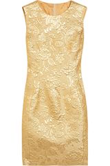 Moschino Metallic Brocade Dress