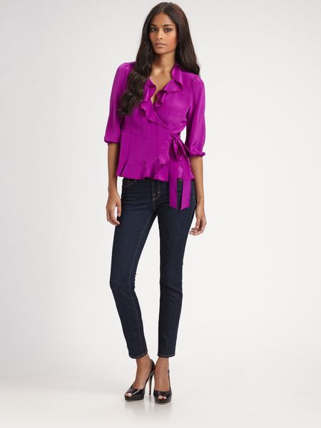 Nanette Lepore Hold Me Top in Blue (ink) - Lyst