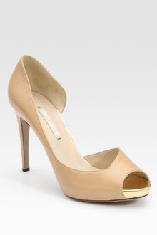 Nicholas Kirkwood Leather Dorsay Pumps - Lyst