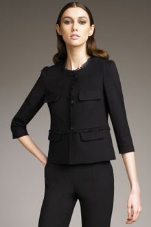 RED Valentino Ruffle-trim Jacket - Lyst